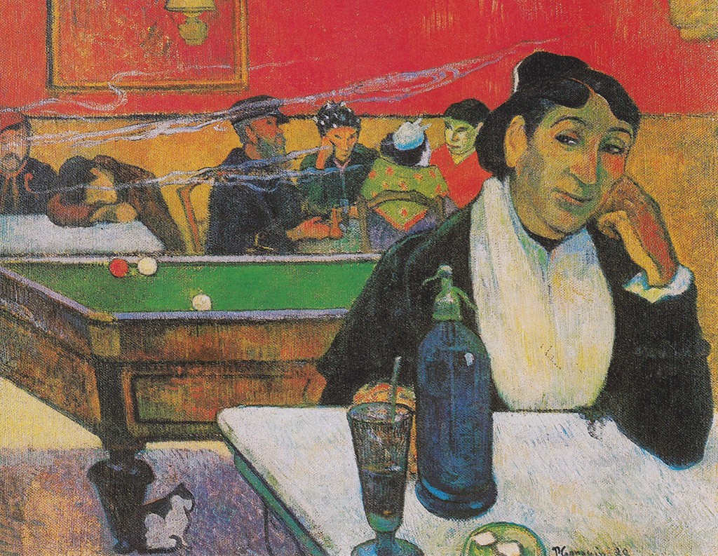 Night Café, Arles (Madame Ginoux) by Paul Gauguin